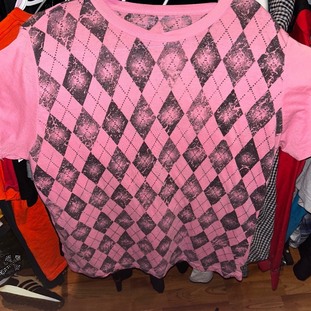 Y2k girl aop T shirt size large